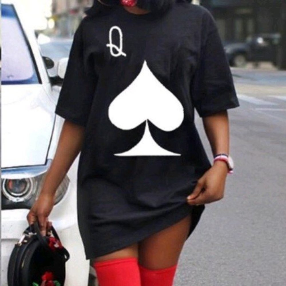 Poker Black Dress